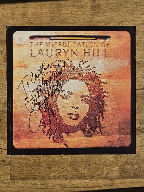 Lauryn Hill Other - Vtg 1998 The Miseducation of Lauryn Hill Signed 2-sided Promo Poster The Fugees